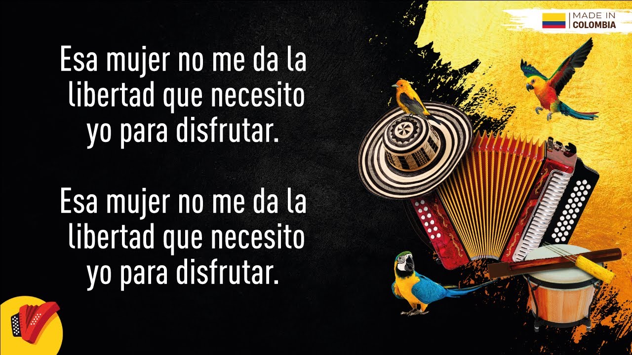 Esa Chica, Binomio De Oro De Am&eacute;rica, Video Letra - Sentir Vallenato