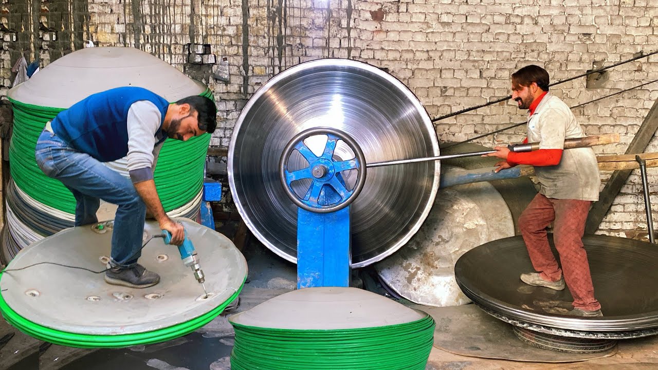 Process of Making Stainless Steel Dish Antenna | Factory Mass Production