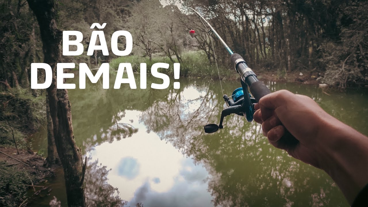 TESTANDO O KIT DE PESCA QUE COMPREI NO MERCADO LIVRE