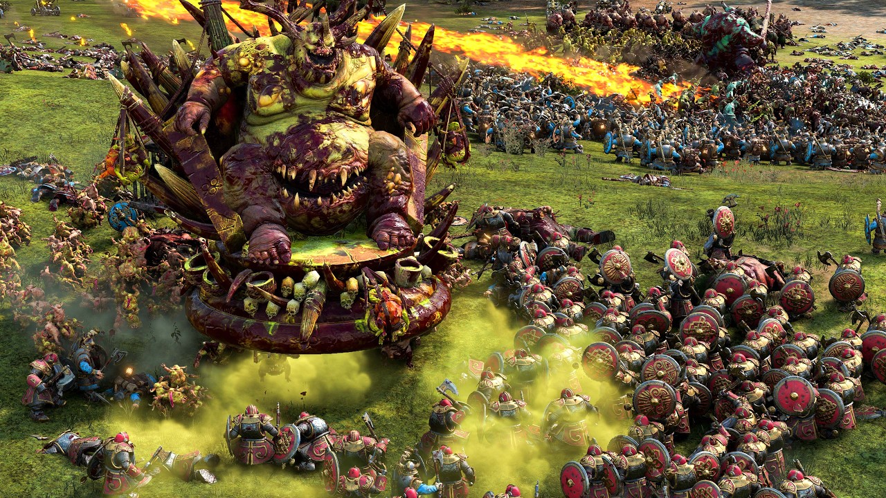 Nurgle VS Dwarfs - Warhammer Battles