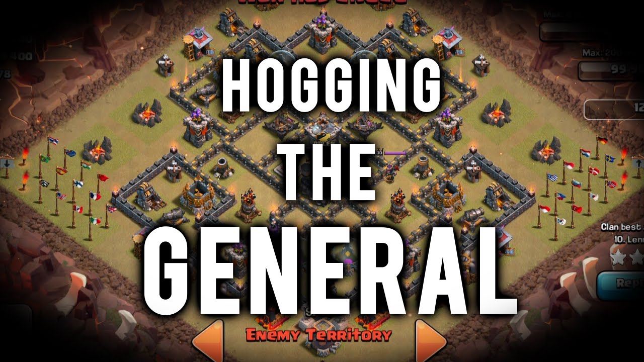 Clash of Clans - Hogging the General