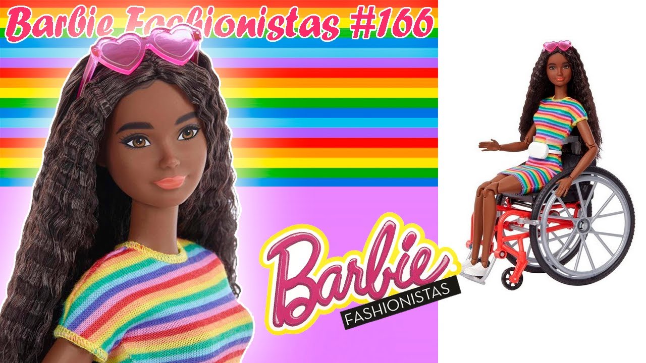 Barbie Fashionistas # 166/Review/Обзор и распаковка куклы Барби