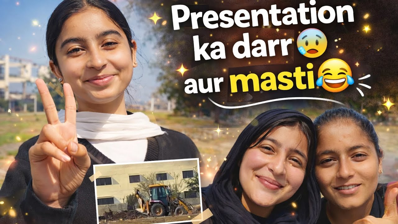 Presentation ka Darr 😰 | College Life ki Masti 😂 | Vlog 