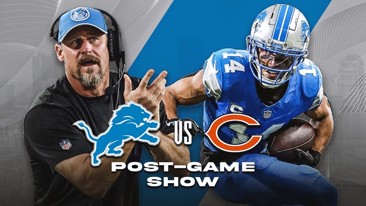 Detroit Lions vs. Chicago Bears LIVE Postgame | January 4th, 2025