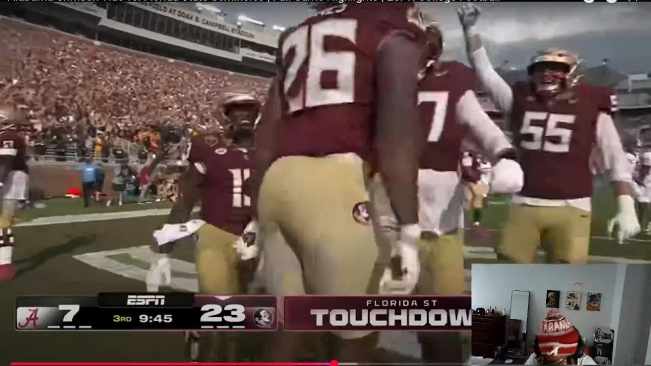 o5 reacts to Alabama vs FSU devastating loss