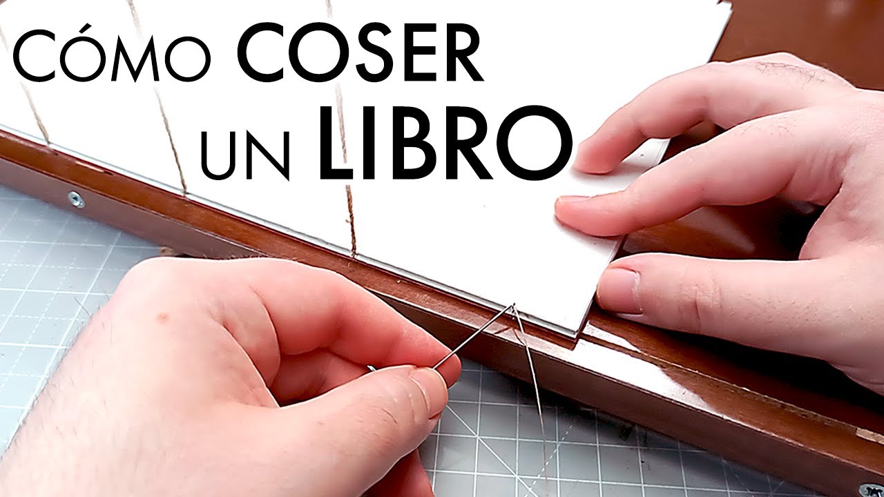 Cómo COSER UN LIBRO ✅ Fácil y bien explicado | Costura de las páginas en encuadernación artesanal