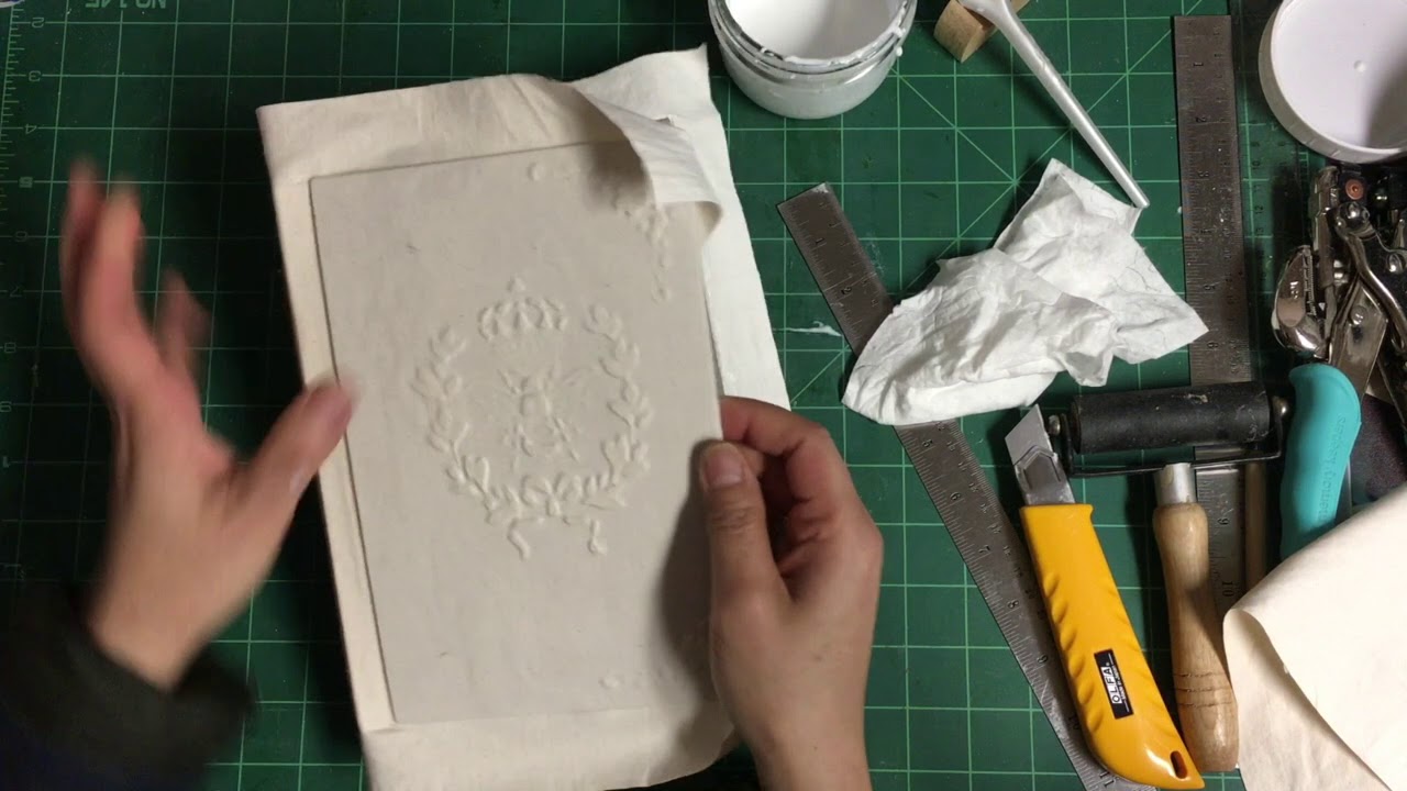 Как я делал тиснёную обложку | Обложка для журнала Junk Journal, часть 2
