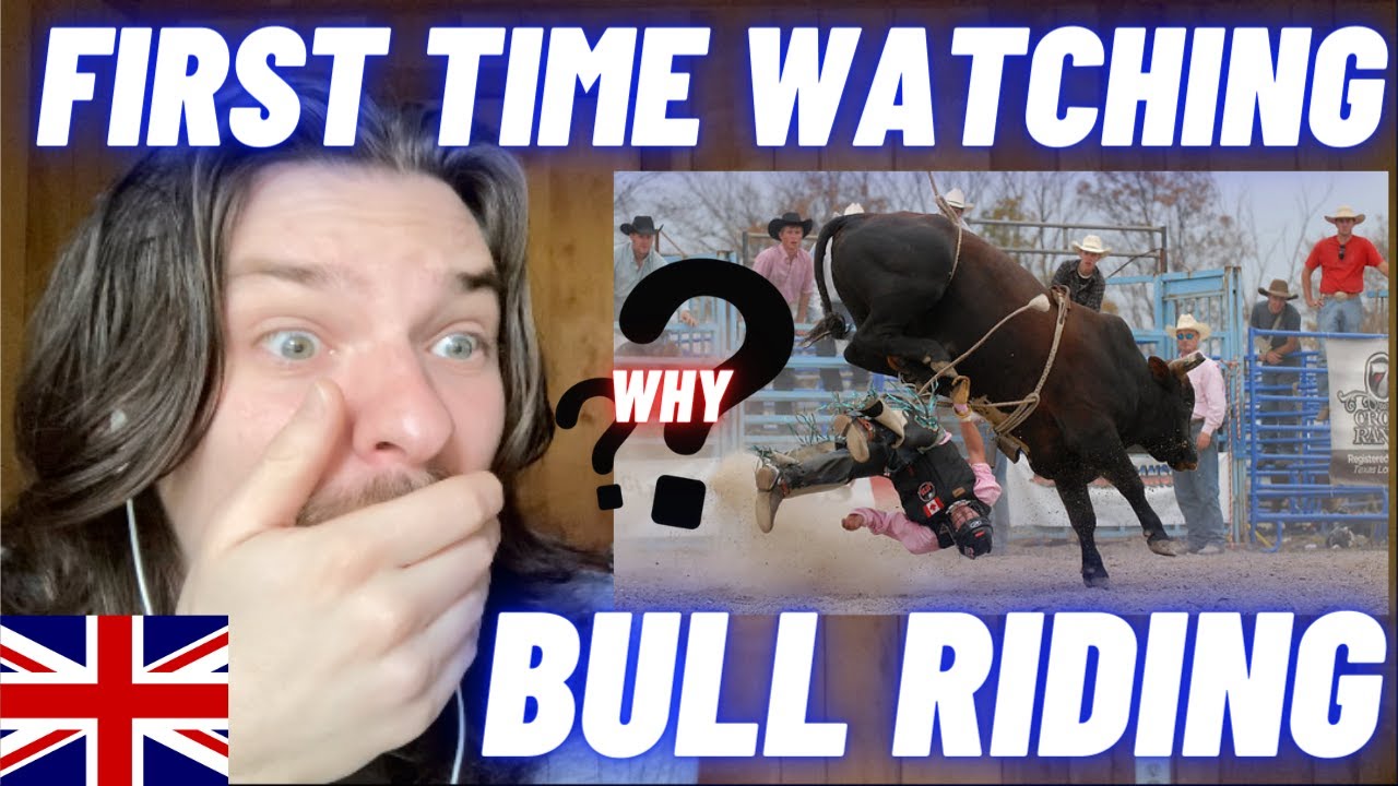 First Time Watching AMERICAN BULL RIDING