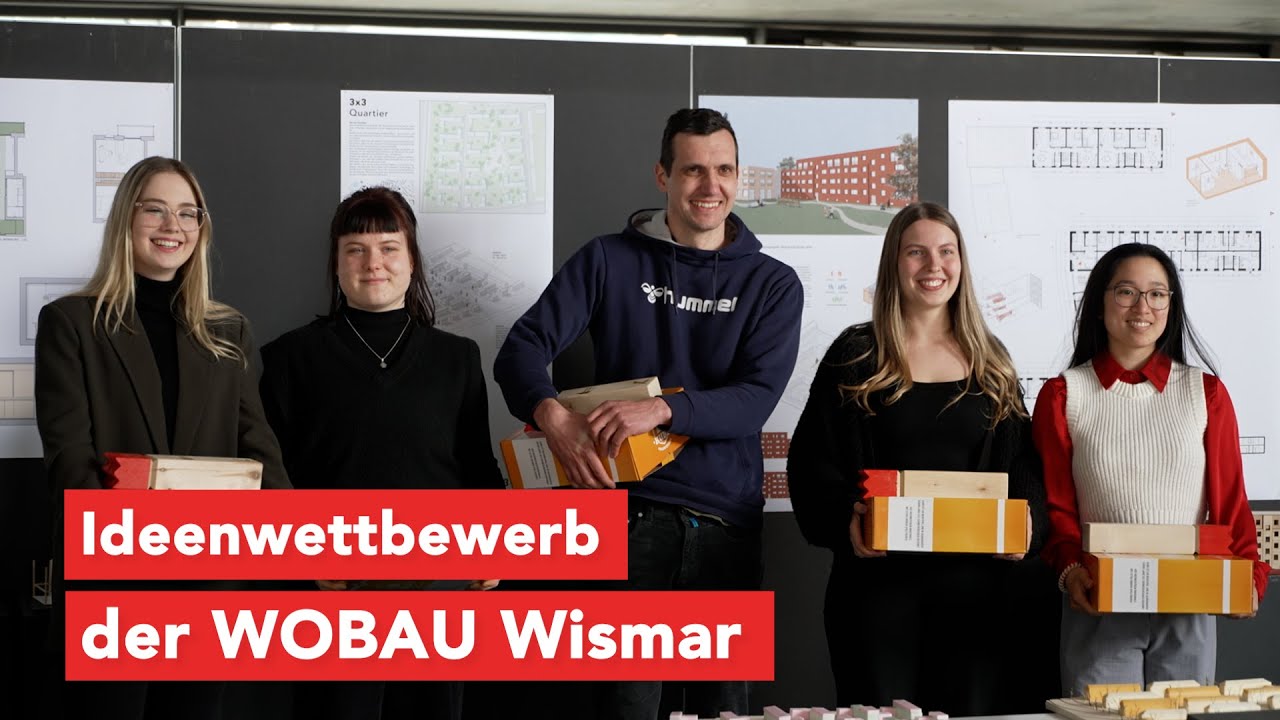 Architektur die begeistert: Ideenwettbewerb der WOBAU Wismar und Hochschule Wismar