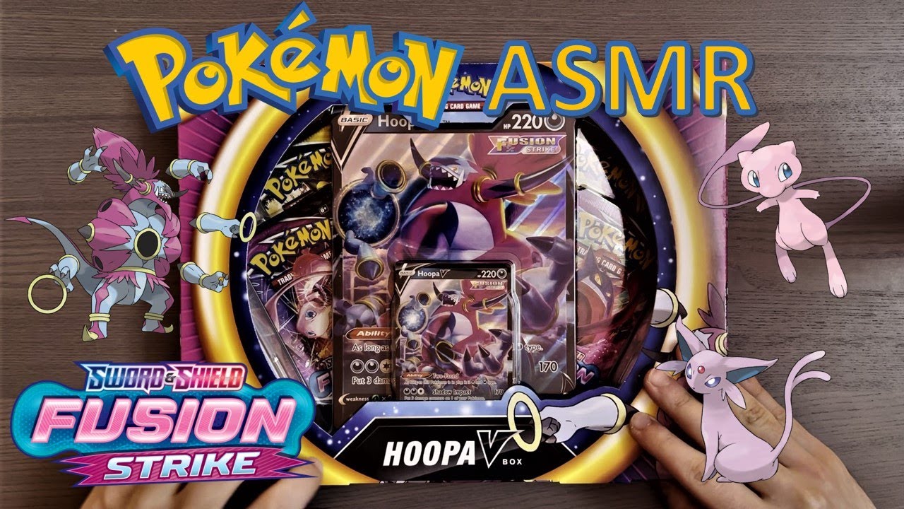 ASMR Opening Pok&eacute;mon Card Packs | HOOPA V COLLECTION BOX! (No Talking)
