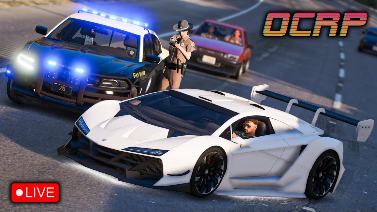 Getting Stalked By Cops In GTA RP! | OCRP