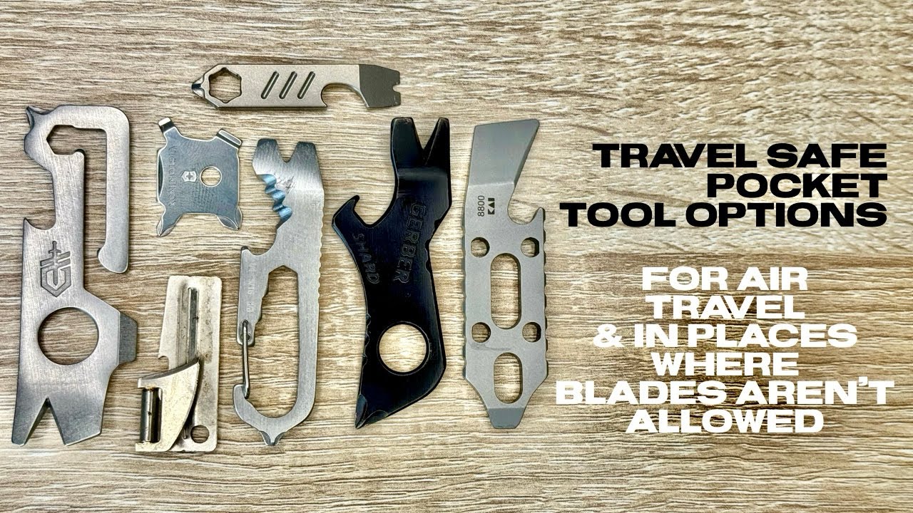 Deep dive comparing TSA safe keychain tools for flying/travel/knifeless carry