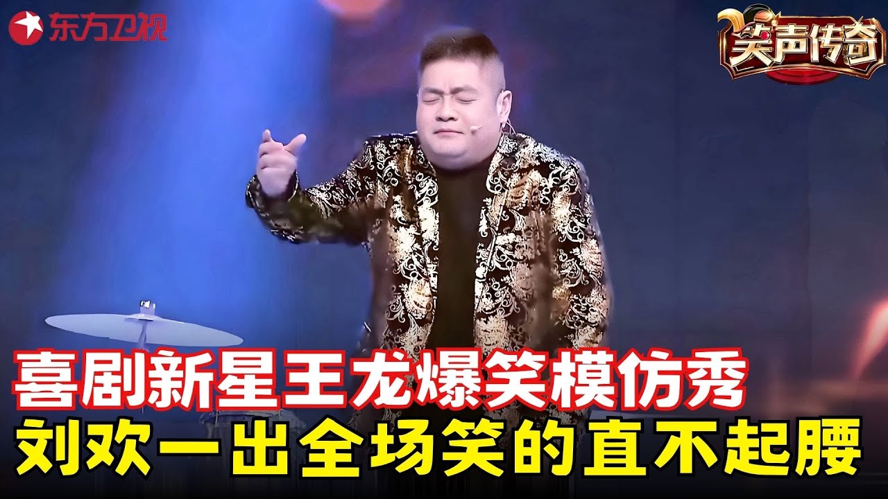 王龙爆笑模仿刘欢，脖子一缩太像了，下一秒小助理出来抢戏全场爆笑！《如此合作》#王龙 #笑声传奇 clip