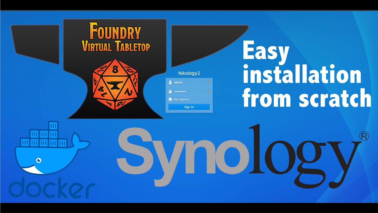 Installing  Foundry VTT from scratch on your own Synology server