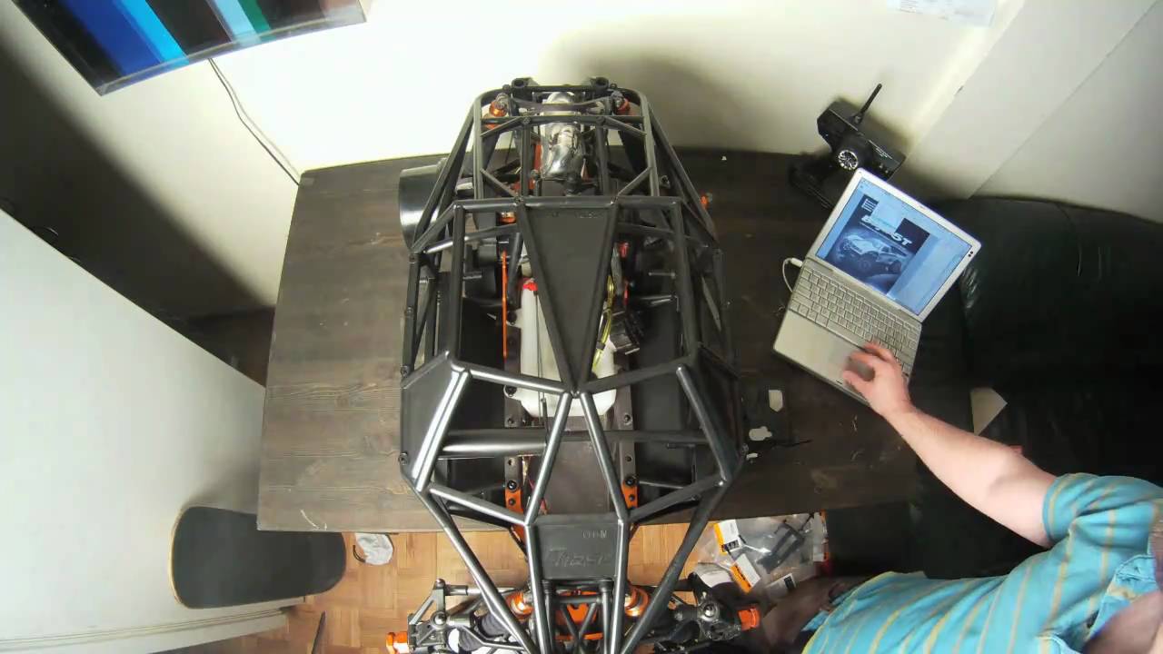hpi baja 5b to 5t conversion timelapse