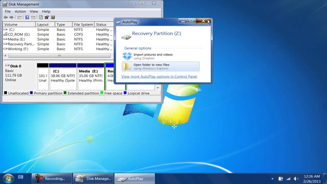 How to Create a Bootable Recovery Partition in Windows 7