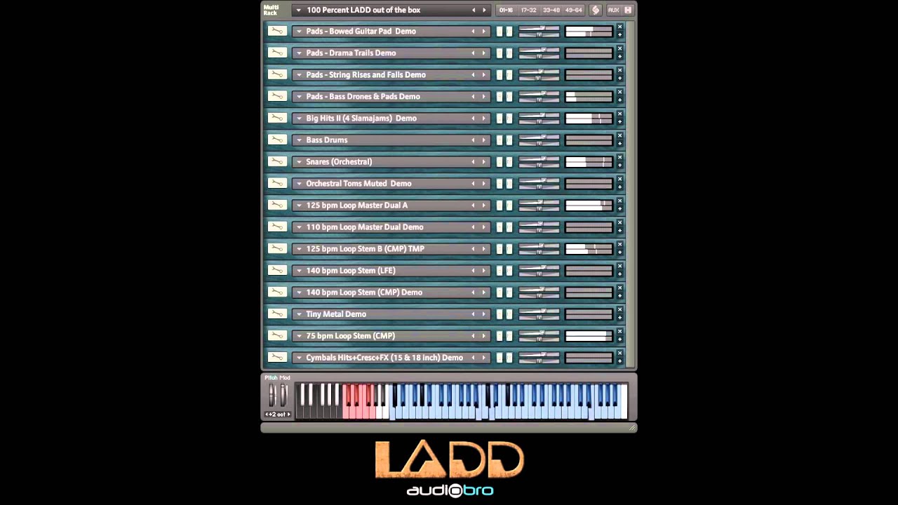 100 Percent LADD - LA Drama Drums Official Demo - Audiobro