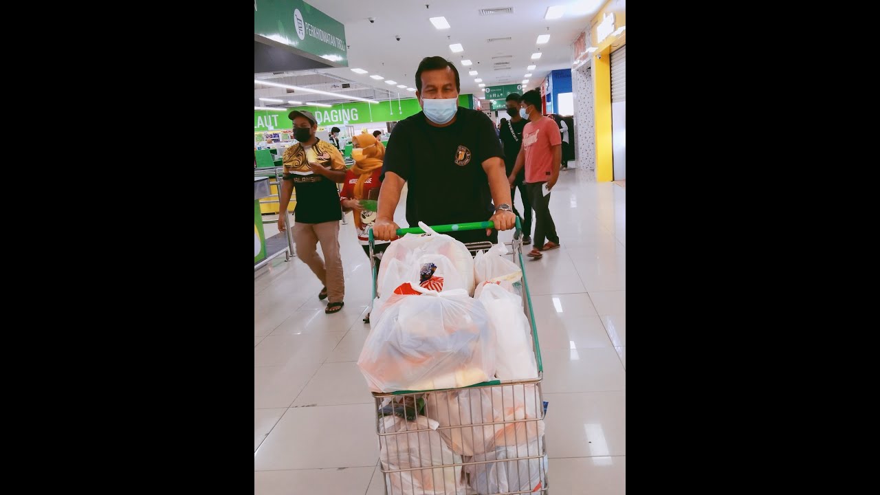 Lockdown Shopping Haul.  Belanja sendirian  secara solo.