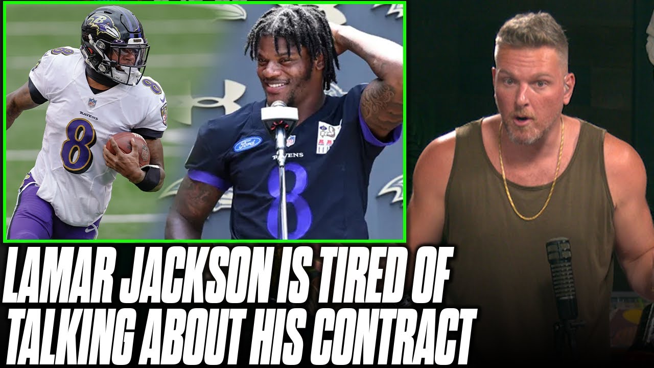 Lamar Jackson Tells Reporters He Is DONE Talking About His Contract Situation | Pat McAfee Reacts