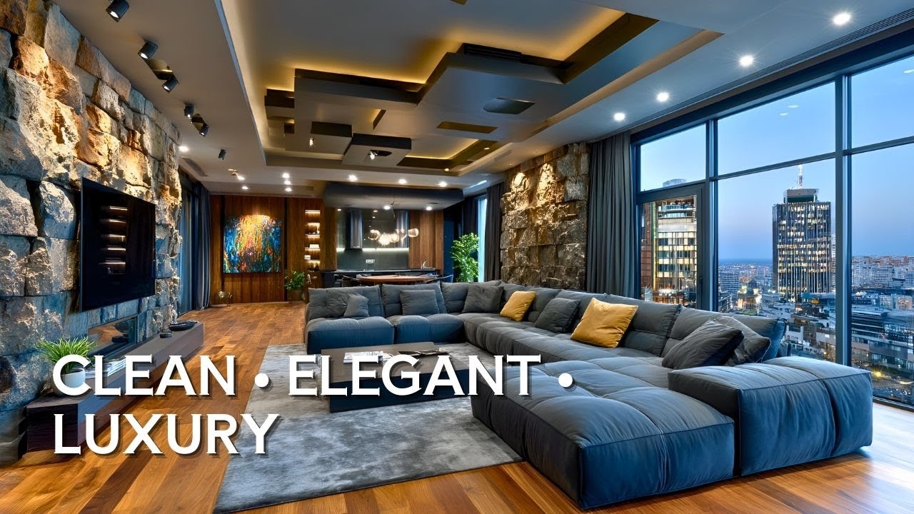 Modern Minimalist Luxury Apartment Interiors | Clean, Elegant & Functional