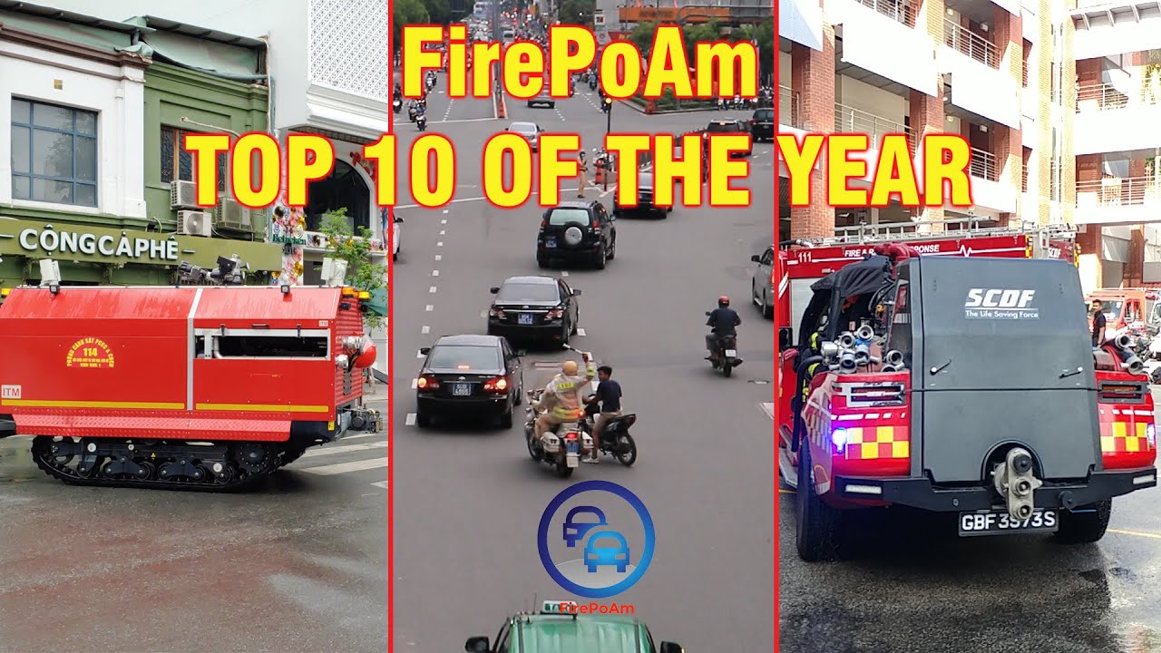 Top 10 cảnh xe ưu tiên hành động đẹp nhất trên kênh FirePoAm năm 2020
