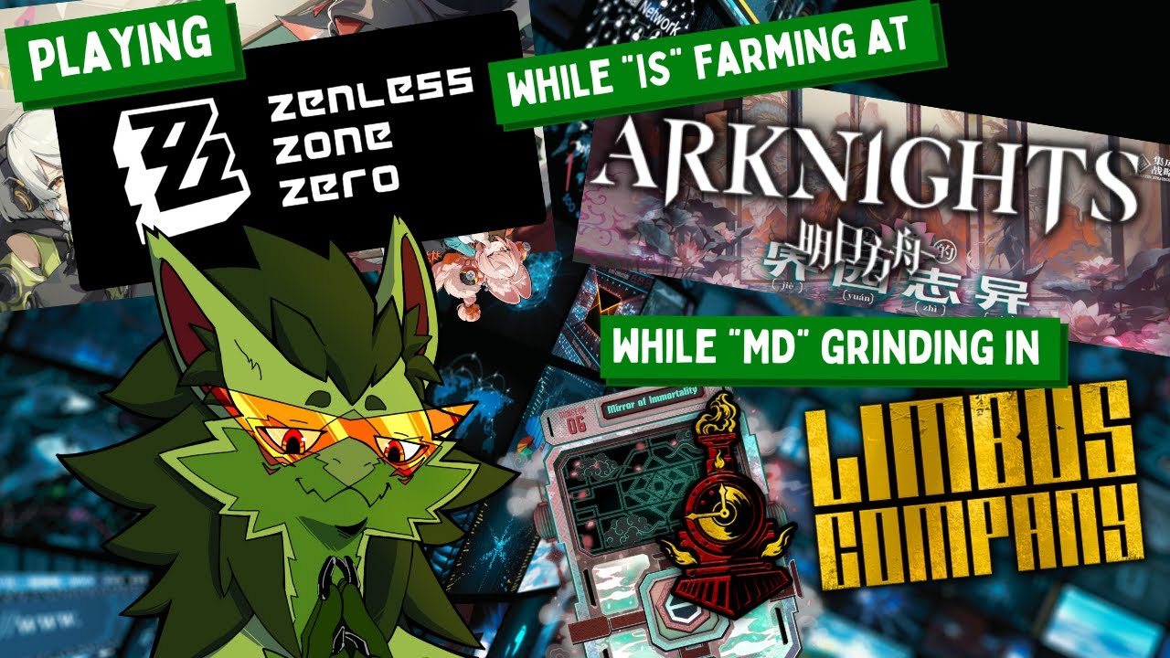 Farming Limbus Company, Arknights and Zenless Zone Zero At the SAME TIME!!!