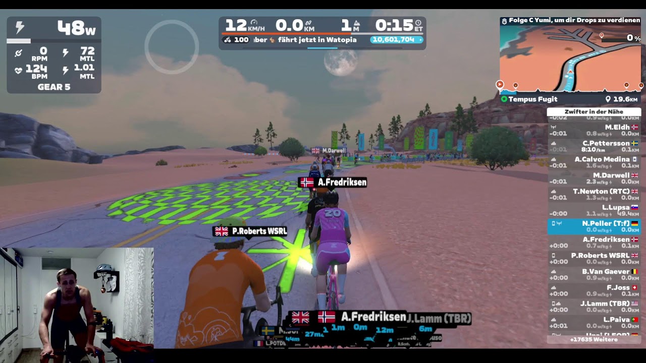 Zwift Racing League: Redline Rally - Open Lime League Division1 London Loop