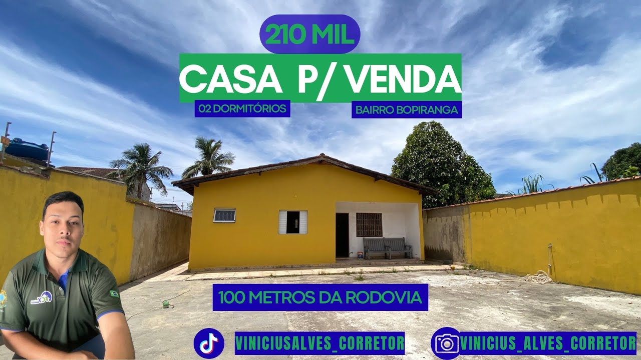 (VENDIDO) Casa em Itanhaém c/ Edícula - Aceita R$ 140 mil de Entrada + Parcelas! 🏠