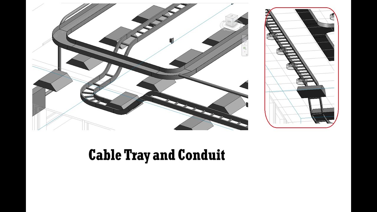 Cable Tray and Conduit _Electrical Revit