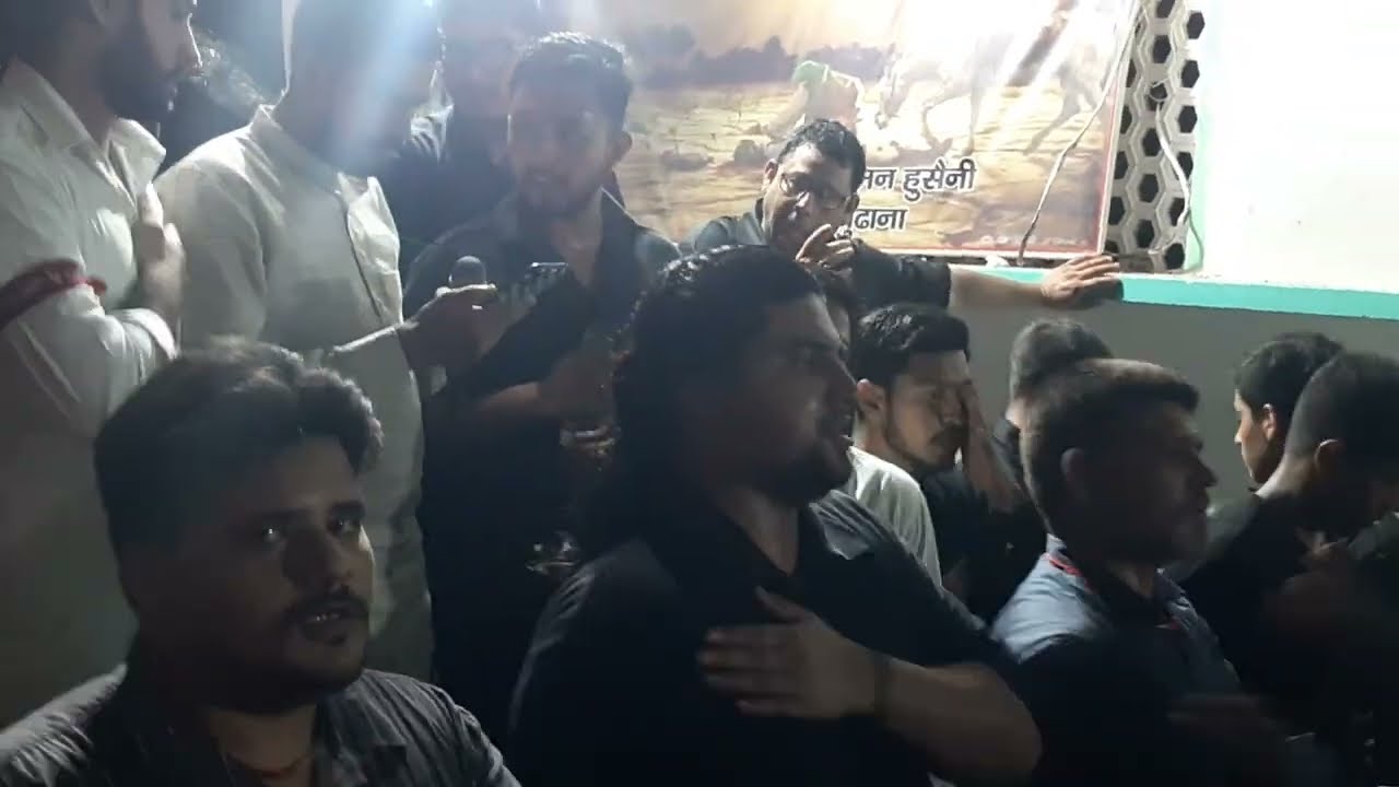 Sham Sham Sham Bazare Sham Noha By Maulana Rizwan 7th Muharram Juloos Budhana 2022