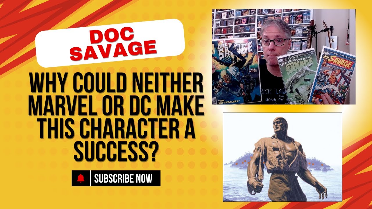 Let's Review Doc Savage-The Man of Bronze...Why Did Neither Marvel or DC Make This a Smash Success?