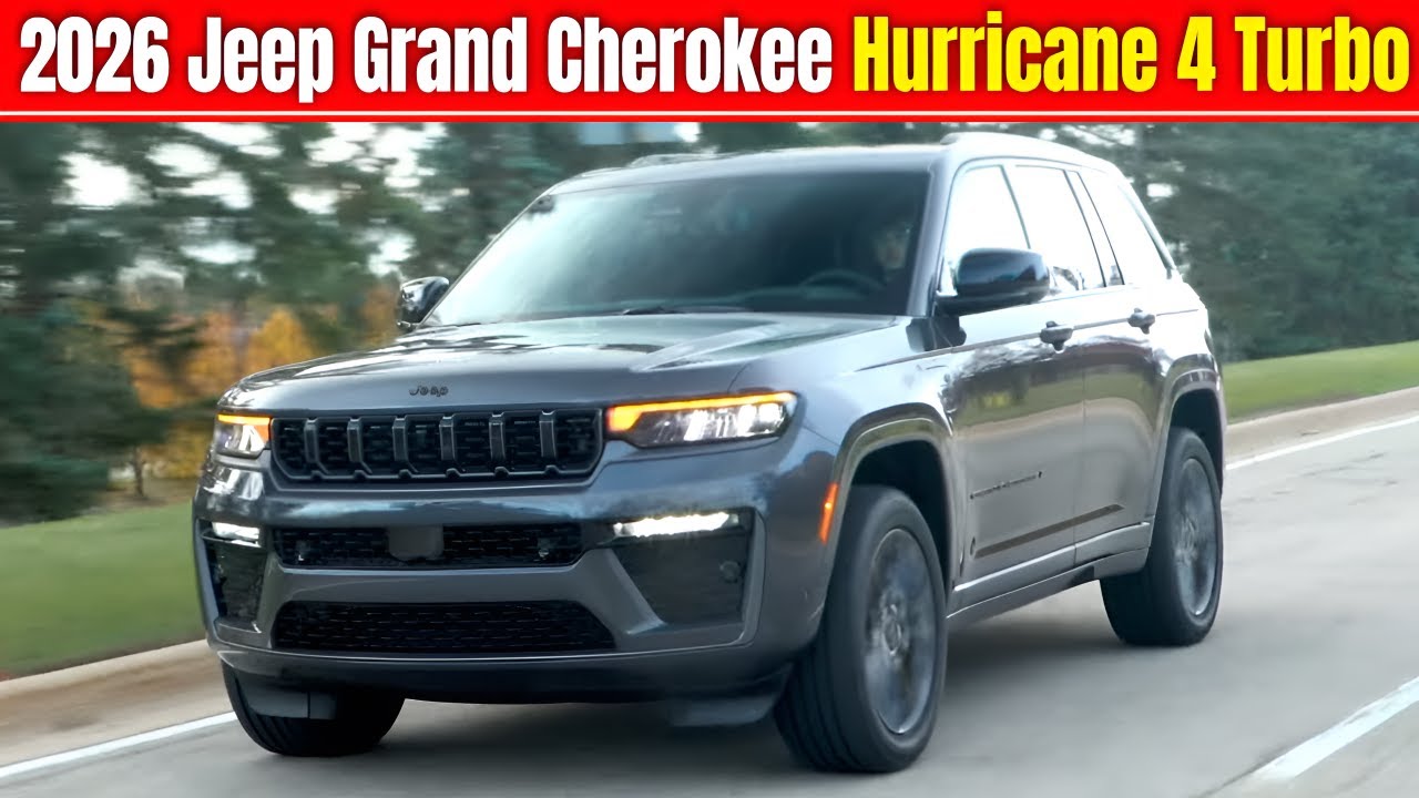 Jeep Grand Cherokee Hurricane 4 Turbo 2026 года: мощность, запас хода и технологии, которых вы не...