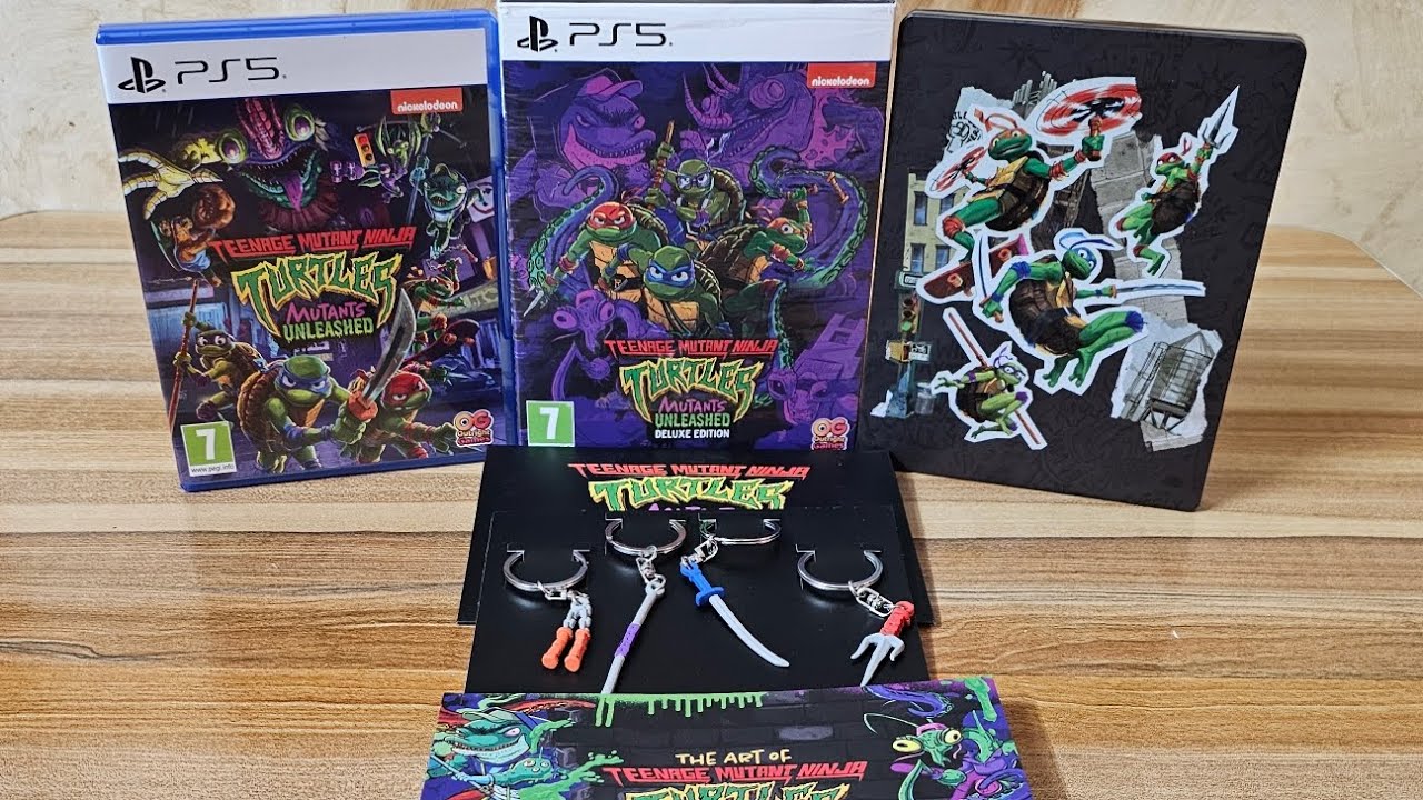 Teenage Mutant Ninja Turtles: Mutants Unleashed - Deluxe Edition - PS5 [ Unboxing ]