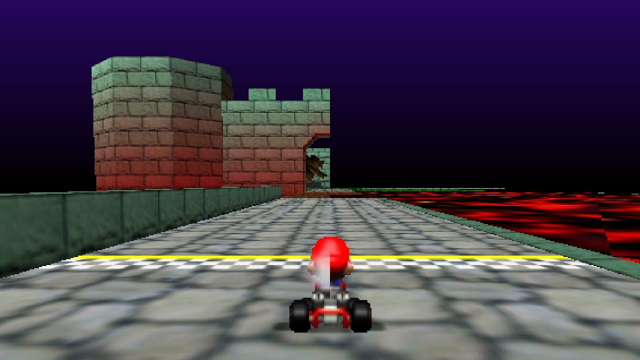 Mario Kart 64 FLAT like Super Mario Kart is it possible?