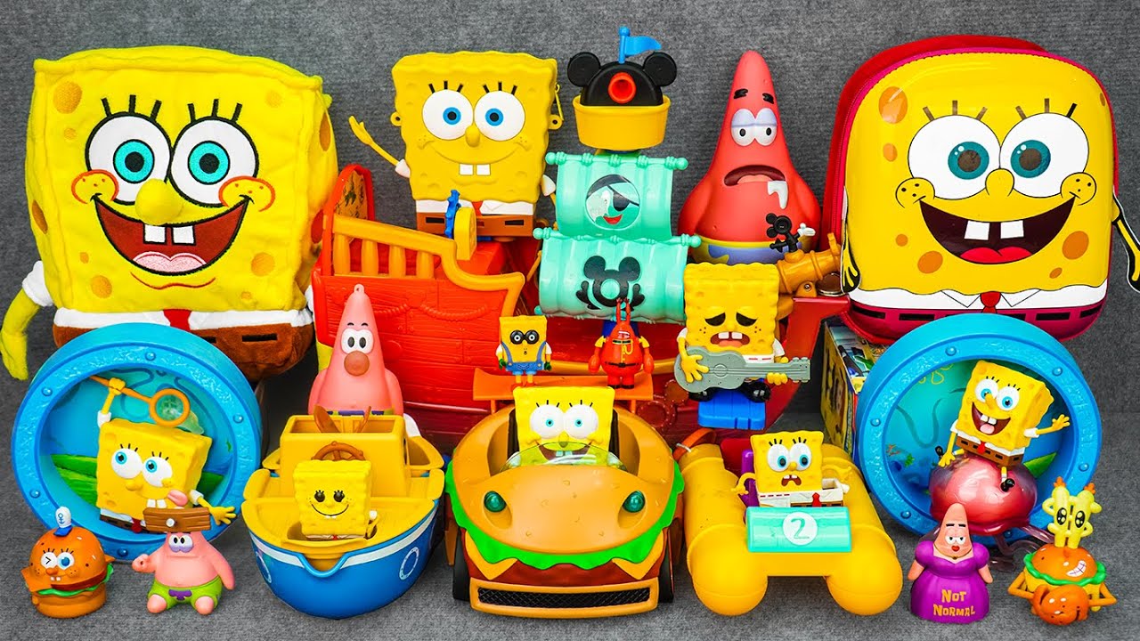 Ultimate SpongeBob ASMR Unboxing | Toy Playset Relaxation 🧽 No Talking