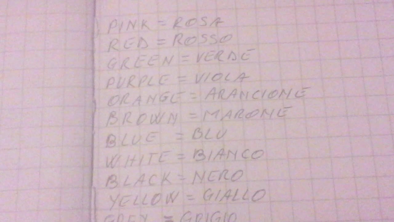 Il mio secondo video di INGLESE (PARTE 2)