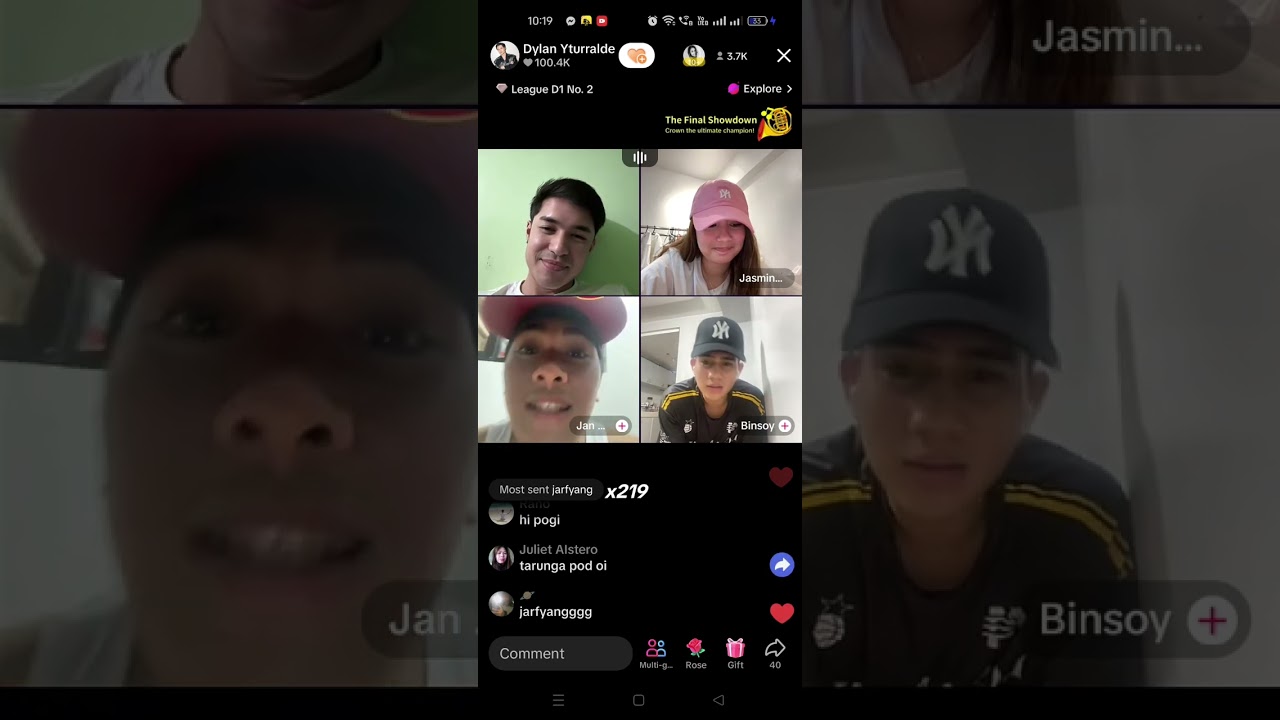 Dylan's Tiktok Live (Nov 30,2024) #jasdy #dylan #jas #troopers