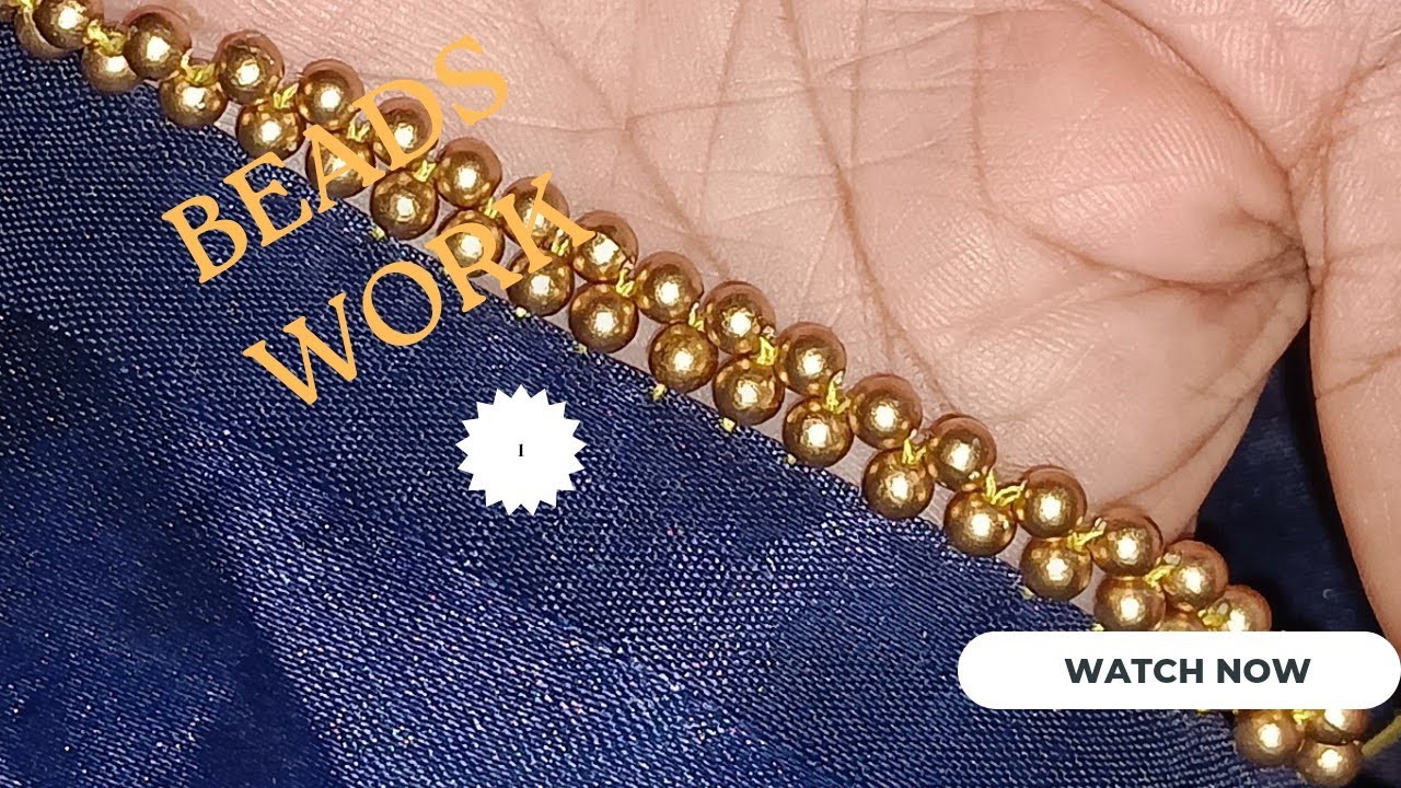 beads work  hand embroidary malayalam