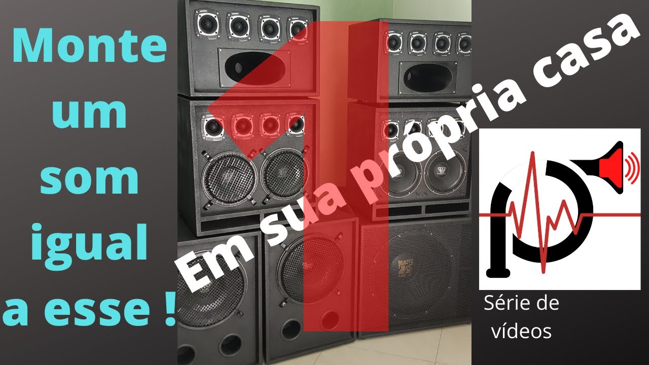 Como montar um som profissional em casa passo a passo.
