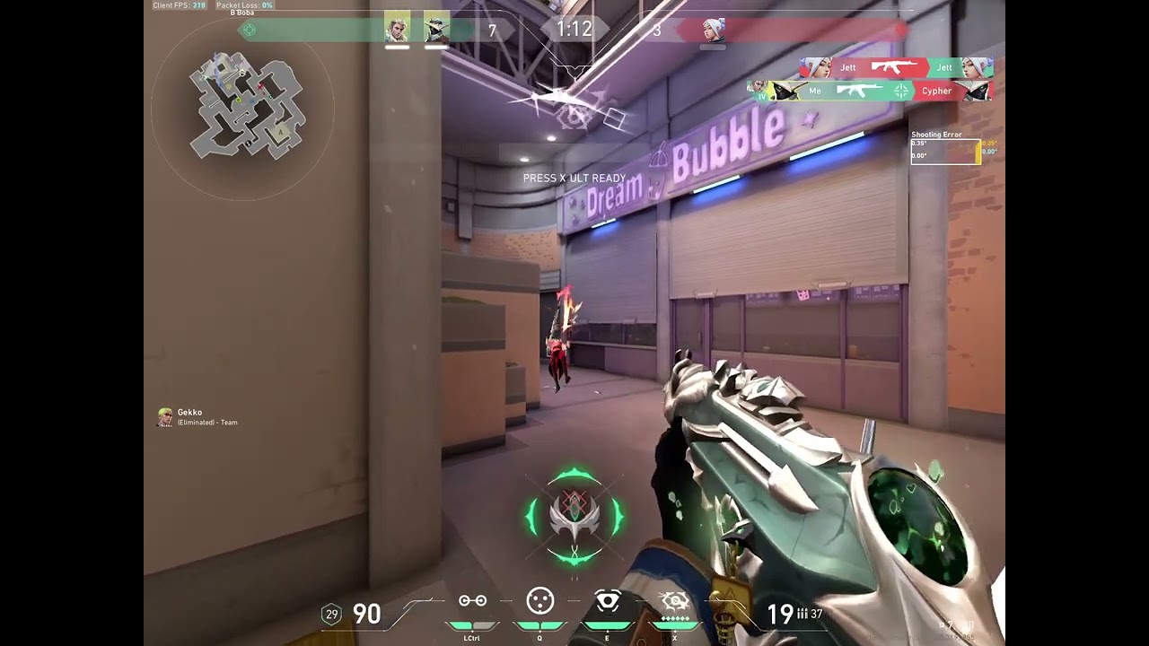 Cypher ACE on Attack #cypherplays #valorantclips #ace #1vs5clutchvalorant