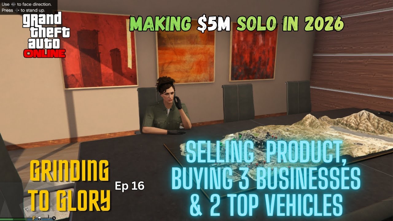 Grinding To Glory Ep 16 - FASTEST $5M Grinding SOLO (GTA 5 Online)