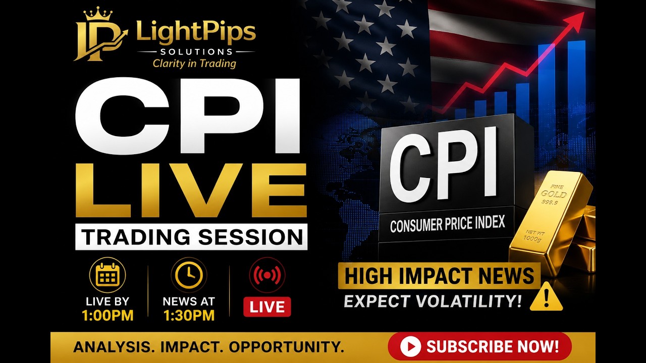 🔴 LIVE: CPI News Release | Gold (XAUUSD) Live Analysis & Forex Trading | LightPips