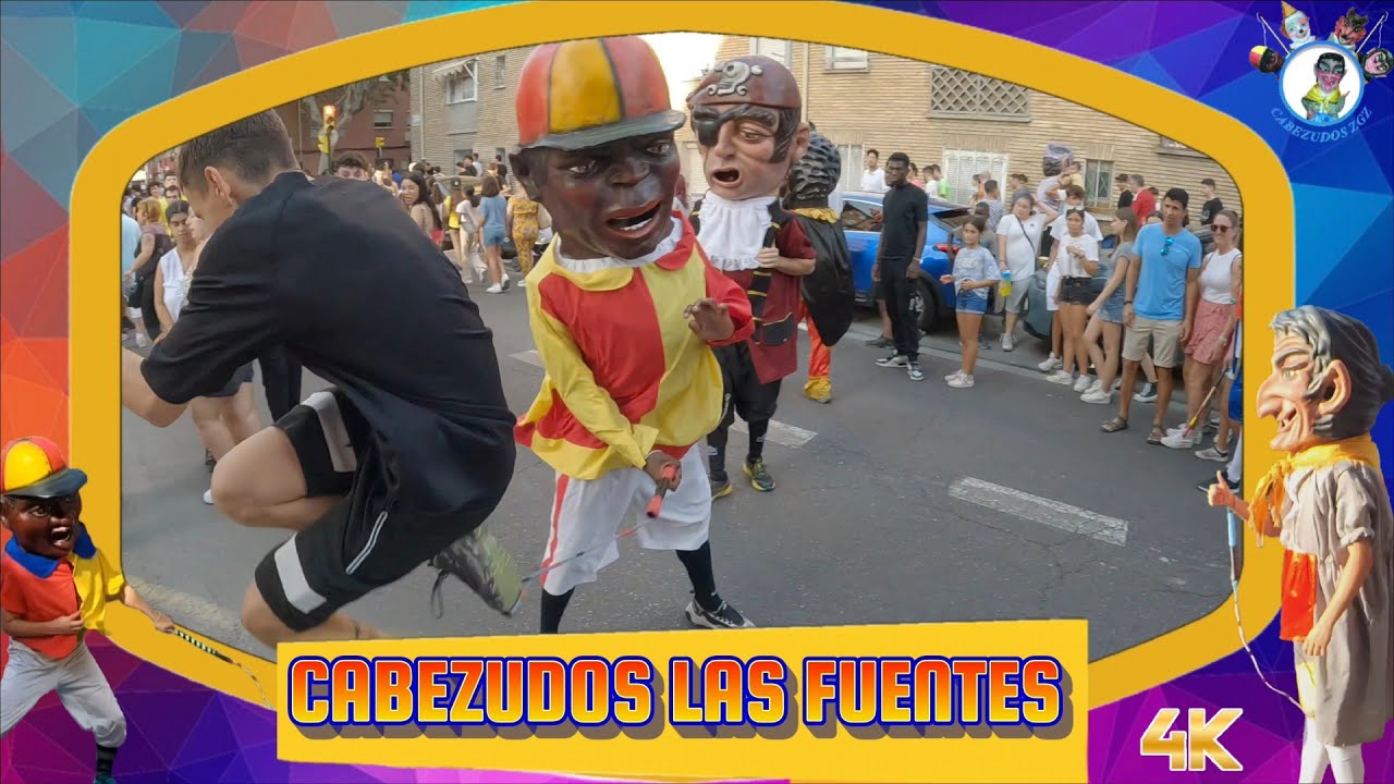 Cabezudos Las Fuentes (Tarde 28-08-2024)