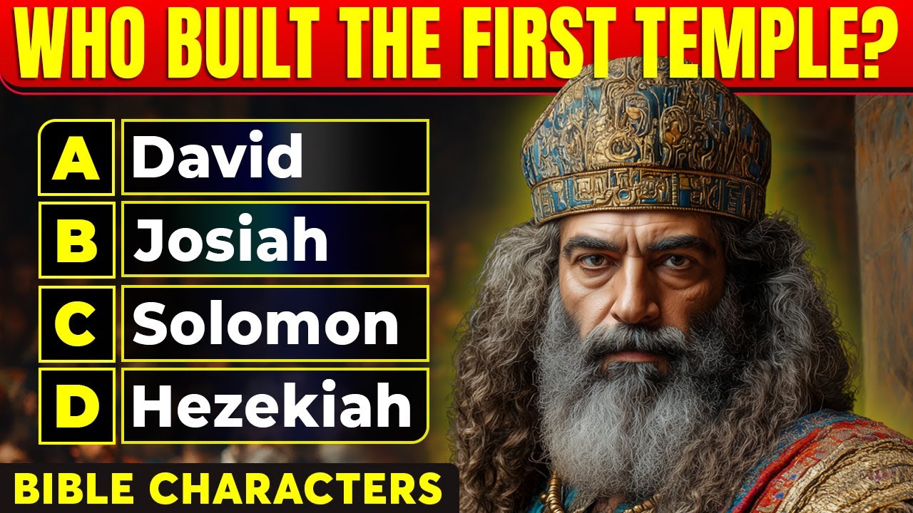 25 Bible Questions About Famous Bible Characters To Test Your Knowledge