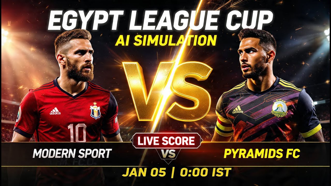 🔴 Modern Sport FC vs Pyramids FC | AI Simulation | Live Score | F&uacute;tbolStream360