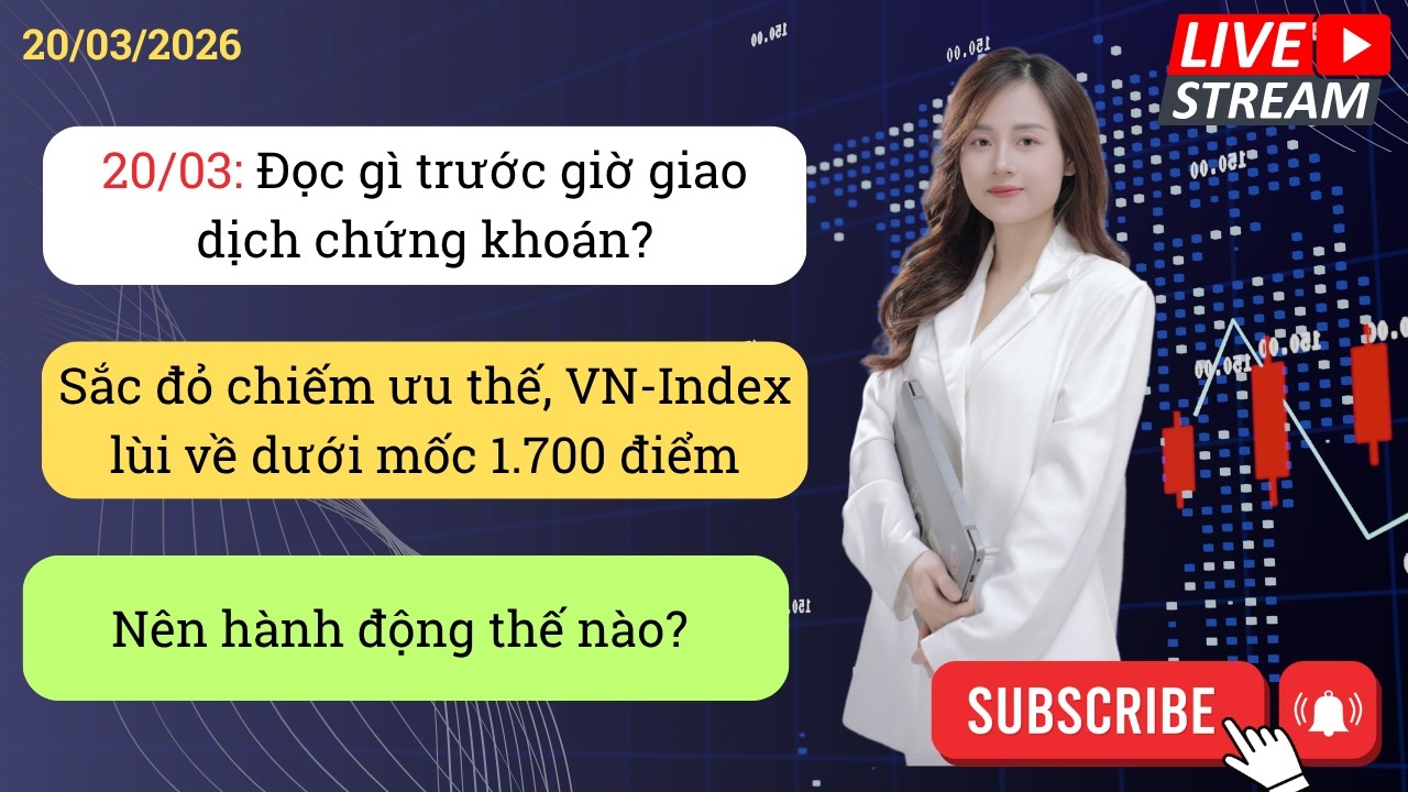 20/03: Đọc gì trước giờ giao dịch chứng khoán?