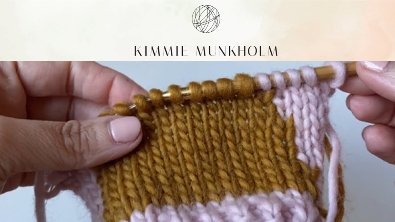 Gobelin / Intarsia strik for begyndere