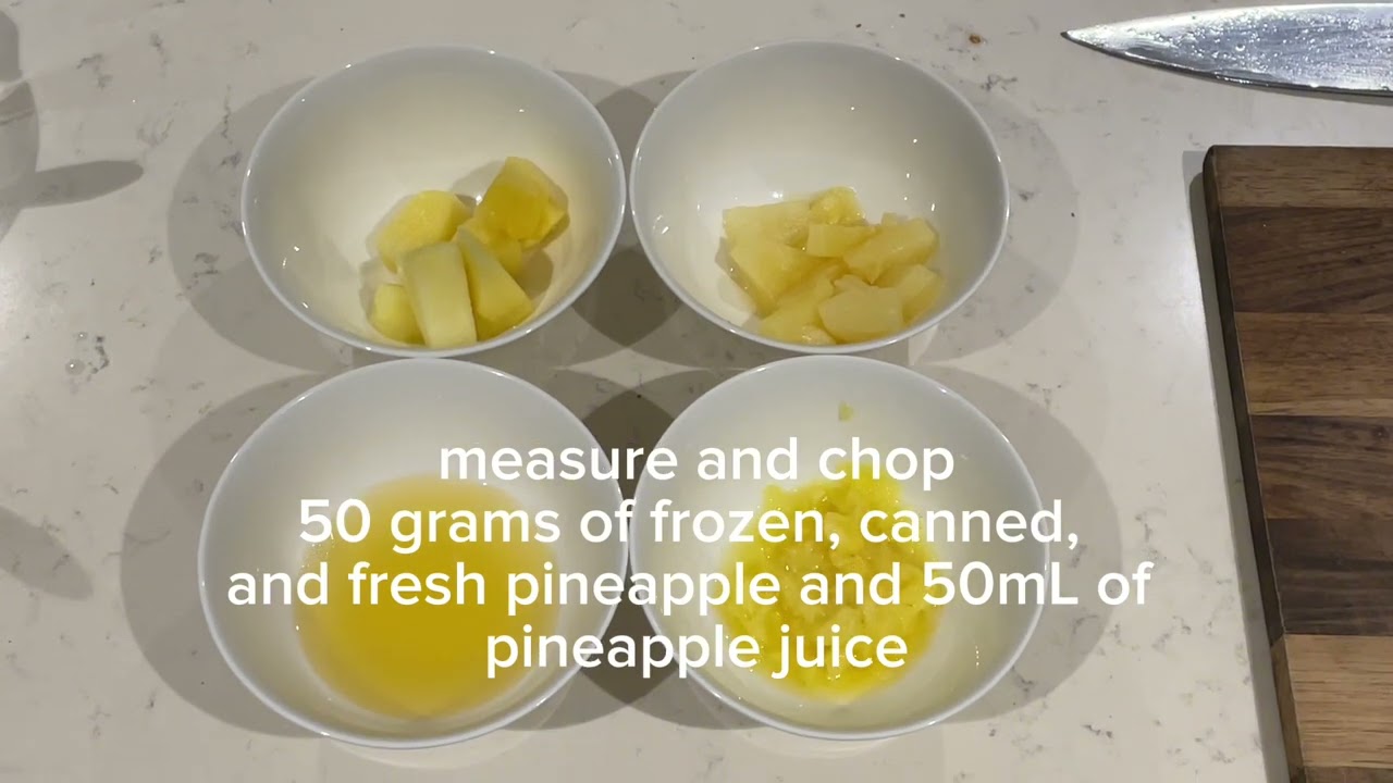 Testing how enzyme activity in processed pineapple affects gelation of jelly.