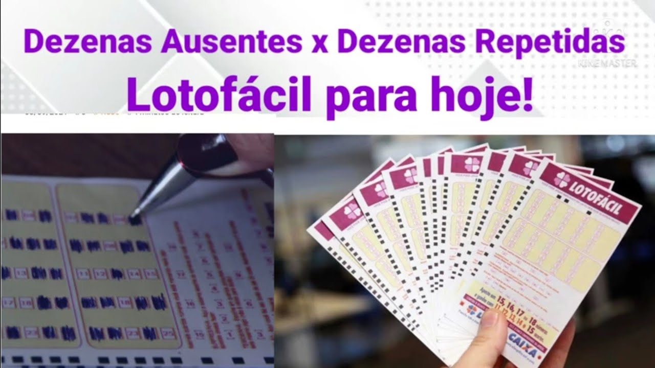 Lotofácil- Como fazer jogos com as dezenas ausentes e as repetidas ?