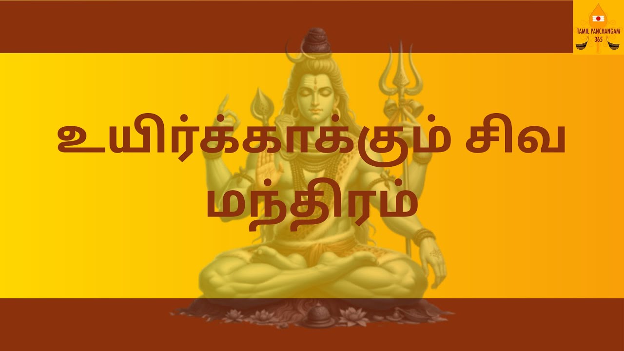 ஓம் ம்ருத்யுஞ்ஜய மஹாதேவா… | 21 முறை ஜபம் | பிறப்பு–மரணம் பயங்கள் நீங்கும்
